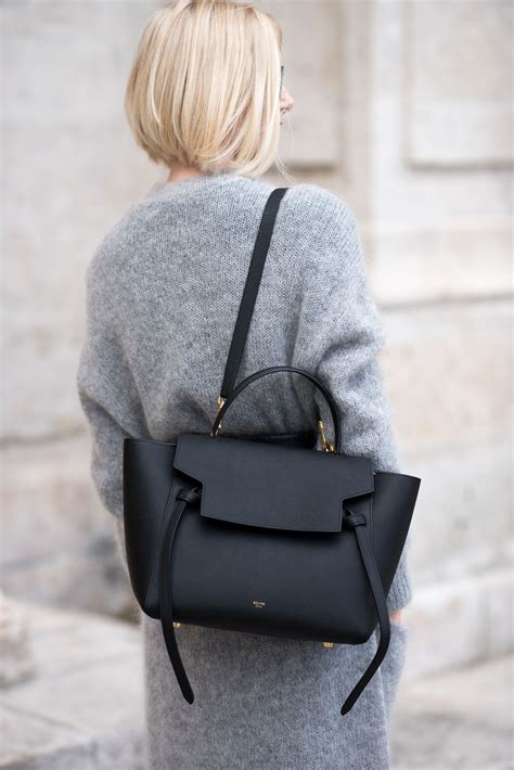 celine belt bag leather|celine belt bag street style.